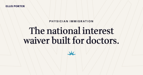 Physician treating a patient in a rural clinic that qualifies as a medically underserved area.