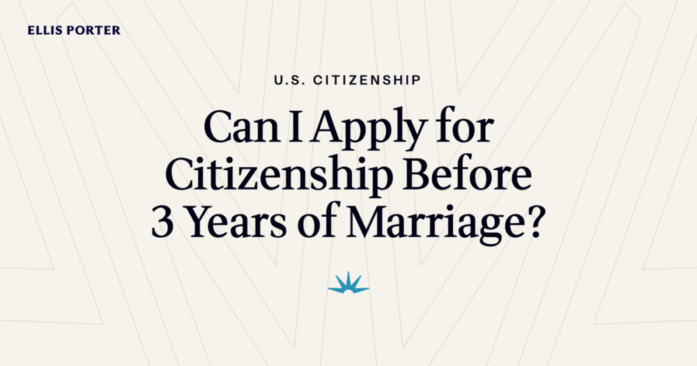 Married couple preparing a naturalization application based on marriage to a US citizen.