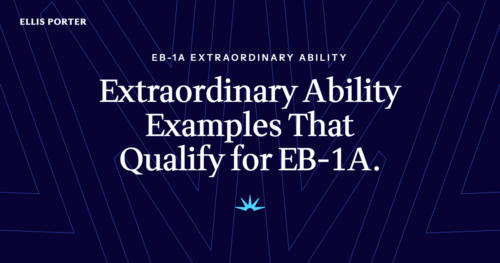 Examples of extraordinary ability evidence across science, business, and the arts.