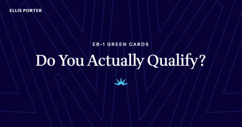 Professional weighing whether their record meets EB-1 green card qualifications.