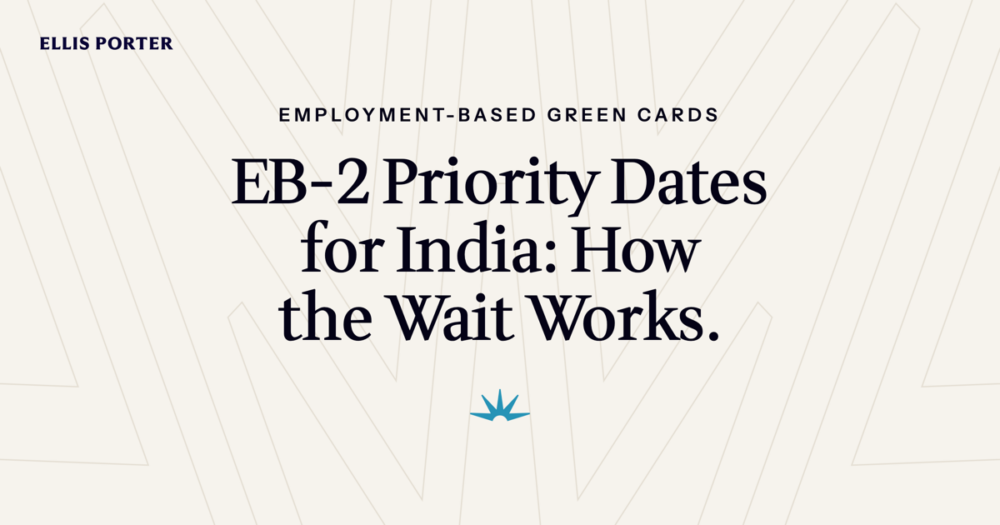 Applicant born in India comparing an EB-2 priority date against the monthly Visa Bulletin.