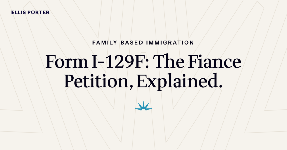 US citizen completing Form I-129F to petition for a foreign fiance.