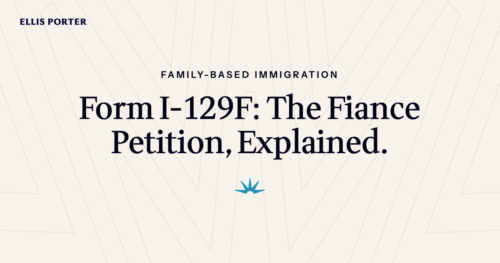 US citizen completing Form I-129F to petition for a foreign fiance.