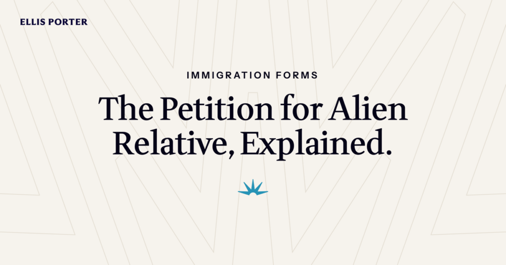 Family reviewing the Form I-130 petition for a relative's green card.