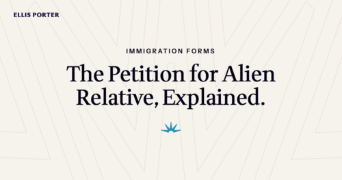 Family reviewing the Form I-130 petition for a relative's green card.