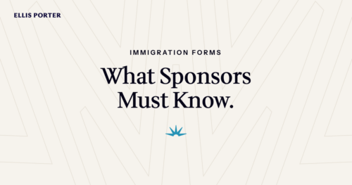 Sponsor reviewing the Form I-864 Affidavit of Support income requirements.