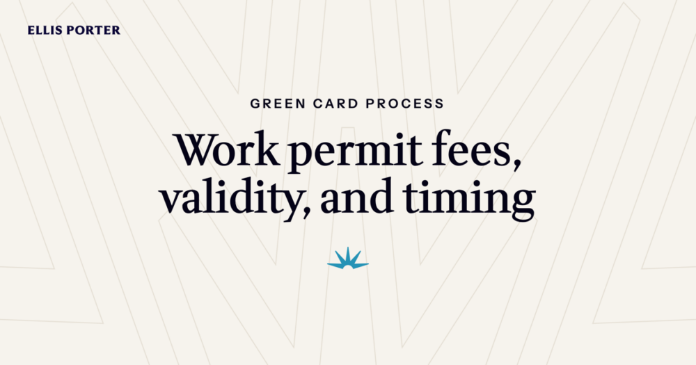 Applicant completing Form I-765 for an Employment Authorization Document at a laptop.