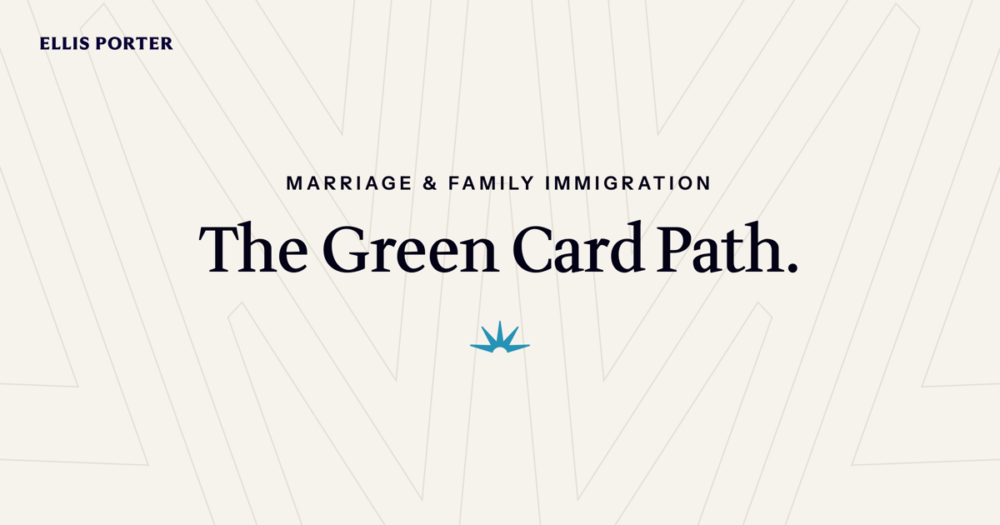 Couple marrying a US citizen in the USA and reviewing the adjustment of status path.