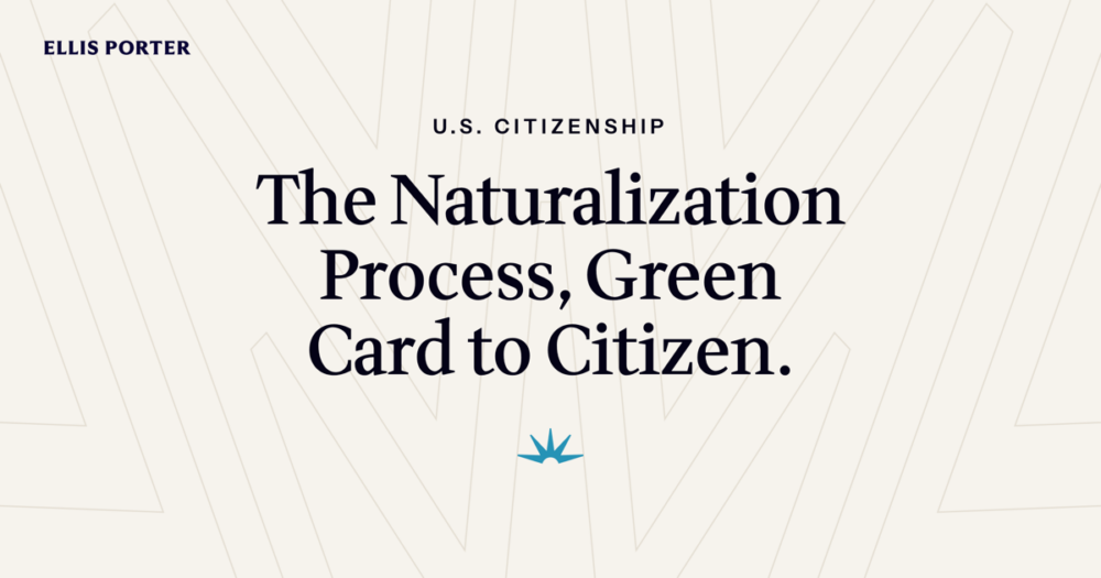 Green card holder preparing the Form N-400 naturalization application.