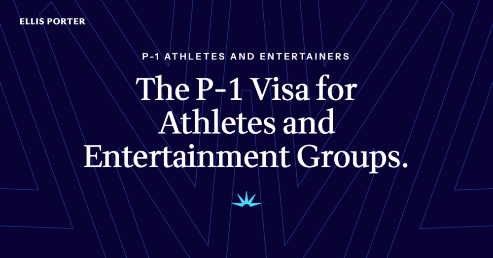Professional athletes and a touring performance group preparing a P-1 visa petition.