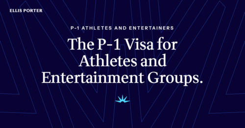 Professional athletes and a touring performance group preparing a P-1 visa petition.