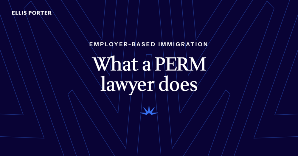 An immigration attorney reviewing recruitment records for a PERM labor certification filing.