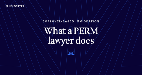 An immigration attorney reviewing recruitment records for a PERM labor certification filing.