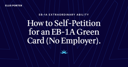 Independent researcher preparing a self-petitioned EB-1A green card filing.