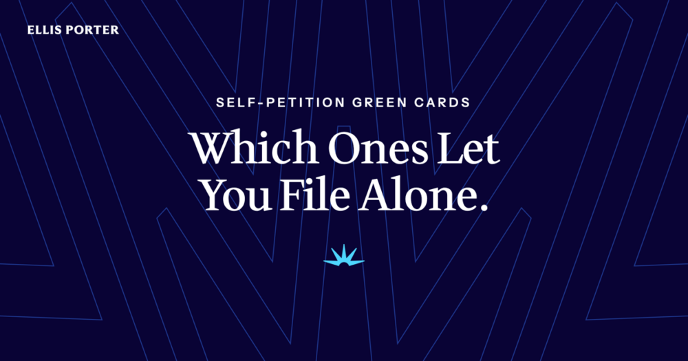 Independent professional filing a self-petitioned green card without an employer.
