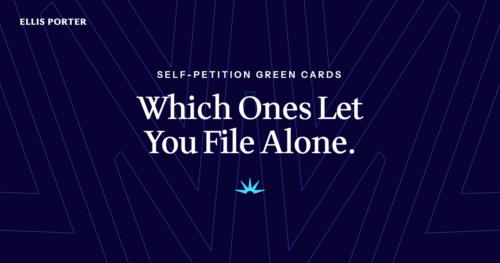 Independent professional filing a self-petitioned green card without an employer.