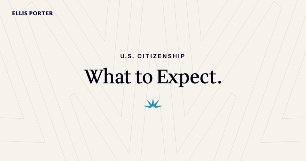 Applicant at a US citizenship naturalization interview with a USCIS officer.