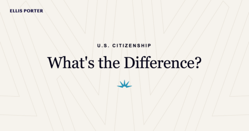 Comparison of US national and US citizen status.