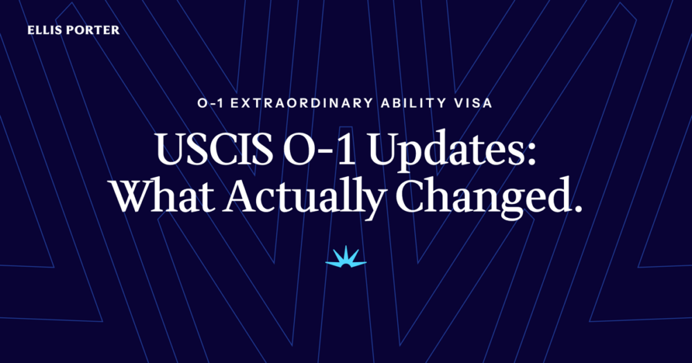 Founder reviewing the 2025 USCIS Policy Manual updates for the O-1 extraordinary ability visa.