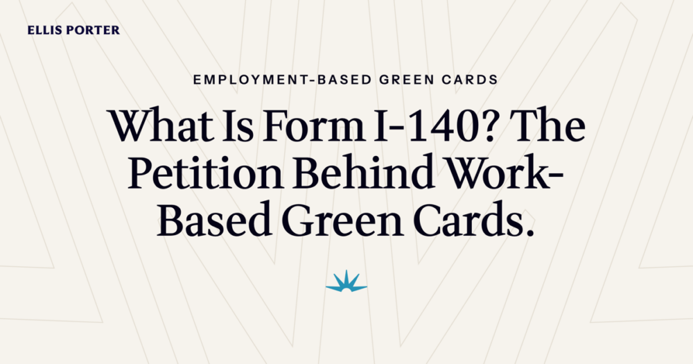 An applicant reading an approved Form I-140 notice and planning the next green card step.
