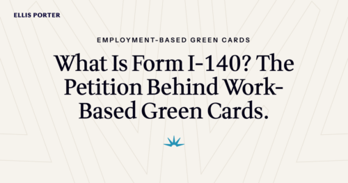 An applicant reading an approved Form I-140 notice and planning the next green card step.