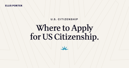 A green card holder filing the N-400 naturalization application online from home.